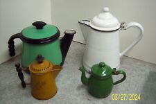 Vintage enamelware teapots for sale  Madison