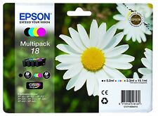 Multipack Epson genuíno T1806 18 4 tintas para Expression Home XP-212 XP-312 XP-412 comprar usado  Enviando para Brazil