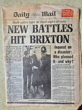 Brixton riots original for sale  SOUTHAMPTON