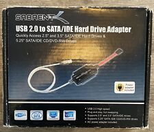 Sabrent USB-DSC5 USB 2.0 to SATA/IDE 2.5/3.5 Inch Hard Drive Power Adapter, used for sale  Shipping to South Africa