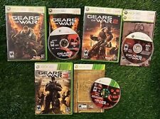 Gears of War 1 2 3 Xbox 360 Trilogy Triple Pack Paquete Probado CIB Completo segunda mano  Embacar hacia Argentina