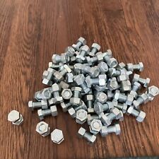 zinc hex lot nuts bolts for sale  Arlington