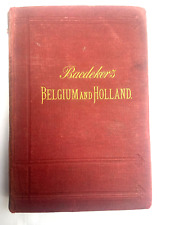 Baedeker holland 1891 for sale  READING
