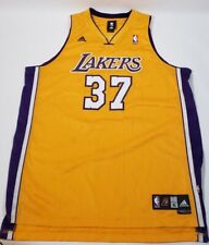 AUTHENTIC ADIDAS LAKERS XL JERSEY NBA RON ARTEST #37 LICENCED YELLOW BREATHABLE  for sale  Panama City