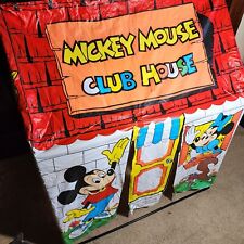 💥 Rare Vintage Disney Mickey Mouse Club House Playhouse 1983 Complete Free Ship, used for sale  Shipping to South Africa