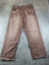 Jeans masculino vintage Y2k polo sul tamanho 40x32 vermelho desbotado folgado reto denim comprar usado  Enviando para Brazil