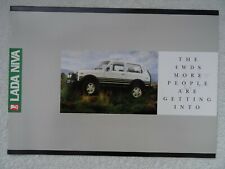 Lada niva brochure for sale  BOURNEMOUTH