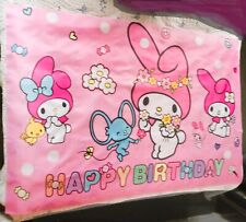 Banner rosa Sanrio My Melody decoração feliz aniversário ou toalha de mesa 3 pés x 5 pés, usado comprar usado  Enviando para Brazil