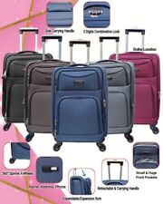 Expandable suitcase soft for sale  Shipping to Ireland