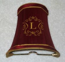 gold burgundy lamp for sale  Dunnellon