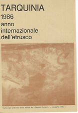 1986 cartolina tarquinia usato  Pinerolo