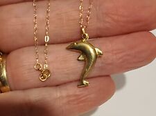 9ct gold dolphin for sale  HOLSWORTHY