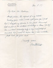 Letter paul frankl for sale  Cadyville
