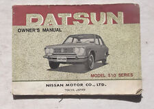 Datsun 1600 510 Manual do Proprietário Manual do Motorista Sedan Station Wagon comprar usado  Enviando para Brazil