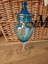 Vintage blue glass for sale  WALSALL