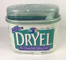 Vintage Dryel 1997 At Home Dry Cleaning Starter Kit 16 Garments 4 Loads Unopened for sale  Shipping to South Africa