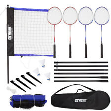 USADO. Conjunto completo de badminton portátil. Inclui rede, 4 raquetes de badminton. comprar usado  Enviando para Brazil