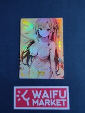 Usado, Tarjeta de anime Asuna Sword Art en línea Waifu historia de diosa diario de amor segunda mano  Embacar hacia Argentina