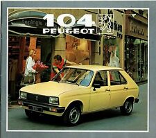 Peugeot 104 1982 d'occasion  Expédié en Belgium