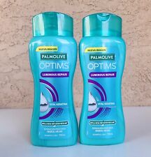 2 PIEZAS PALMOLIVE OPTIMS 2 EN 1 REPARACIÓN LUMINOSA QUERATINA VITAL 23,66 oz segunda mano  Embacar hacia Mexico