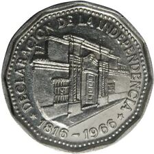 Moneda Argentina 10 Pesos | Declaración de Independencia | Casa de Tucumán | 1966 segunda mano  Embacar hacia Argentina