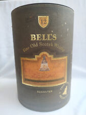 VINTAGE BELLS FINE OLD SCOTCH WHISKY DECANTER WITH ORIGINAL PORCELAIN BOTTLE for sale  Shipping to South Africa