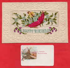 embroidered birthday cards for sale  ST. COLUMB