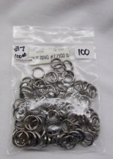Split Rings Size 7 Heavy Stainless Steel 100# Terminal Tackle (100pc) Z87, used for sale  Shipping to South Africa