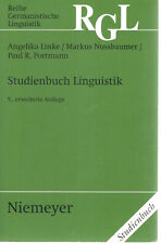 Studienbuch linguistik rgl gebraucht kaufen  München