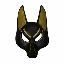 Usado, Máscara egípcia de anúbis cosplay máscara de lobo máscara grossa adereços para festa de Halloween comprar usado  Enviando para Brazil