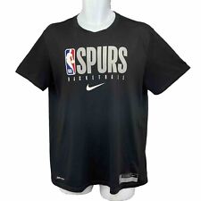 Camiseta San Antonio SPURS/Masculina (L) Preta NIKE Dri-Fit Poly NBA Basquete  comprar usado  Enviando para Brazil