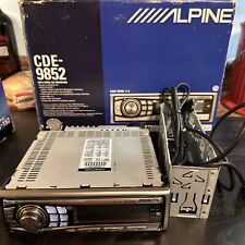 CD player Alpine CDE-9852 com reprodução de MP3/WMA old school * Funciona comprar usado  Enviando para Brazil