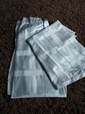 Grey silver curtains for sale  PONTEFRACT