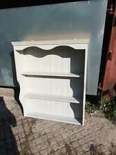 Large Wall-hung Painted Pine Bookshelf for sale  Shipping to South Africa