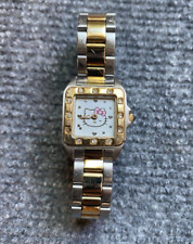 Reloj de pulsera HELLO KITTY 2013 Bling plateado dorado necesita batería segunda mano  Embacar hacia Argentina