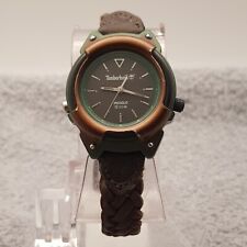 Relógio analógico de quartzo Timberland mostrador preto pulseira de couro marrom... BATERIA NOVA , usado comprar usado  Enviando para Brazil