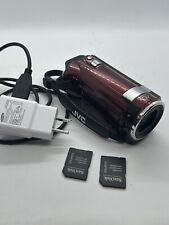 RARE RED JVC Everio GZ-HM440RU Camcorder, Battery, Charger & 2 16gb SD Cards! for sale  Shipping to South Africa