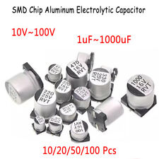 Capacitor eletrolítico de alumínio chip 10V 16V 25V 35V 50V 63V 100V SMD 1uF ~ 1000uF comprar usado  Enviando para Brazil