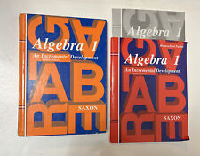 JUEGO de libros de texto de álgebra sajona 1 (3a edición), clave de respuesta y formularios de prueba, (bueno) segunda mano  Embacar hacia Argentina