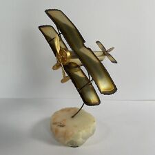 Vintage brass plane for sale  GLASGOW