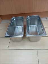 Two gastronorm stainless for sale  BECKENHAM