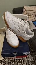mens reebok classic white leather trainers for sale  WORTHING