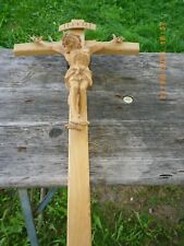 Großes kruzifix holzkreuz gebraucht kaufen  Laupheim