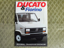 Folheto de vans comerciais FIAT DUCATO & FIORINO Prospekt 1989 comprar usado  Enviando para Brazil