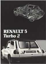 catalogue renault 5 turbo d'occasion  Besançon