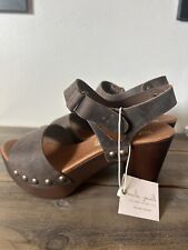 Sandálias de couro marrom feitas na Itália Mila Paoli tamanho 7,5 novas com etiquetas comprar usado  Enviando para Brazil