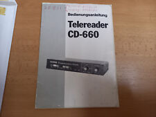 Telereader 660 bedienungsanlei gebraucht kaufen  Kalefeld