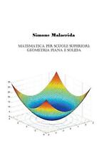 Matemáticas: Geometría plana y sólida de Simone Malacrida Libro de bolsillo segunda mano  Embacar hacia Argentina