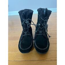 Sporto Black Melissa Lace Up Lined Mid Calf Winter Boots for sale  Shipping to South Africa