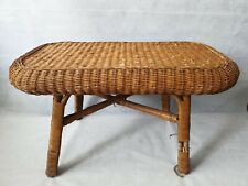 Vintage wicker rectangular for sale  RAMSGATE